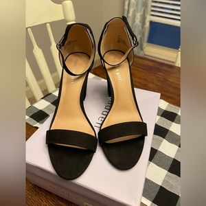 Madden Girl Black Heels size 9